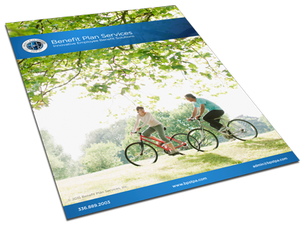 Benefit Plan Services product guide brochure.